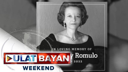 Beteranang mamamahayag at manunulat na si Beth Day Romulo, pumanaw sa edad na 98