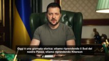 Zelensky: liberazione Kherson 