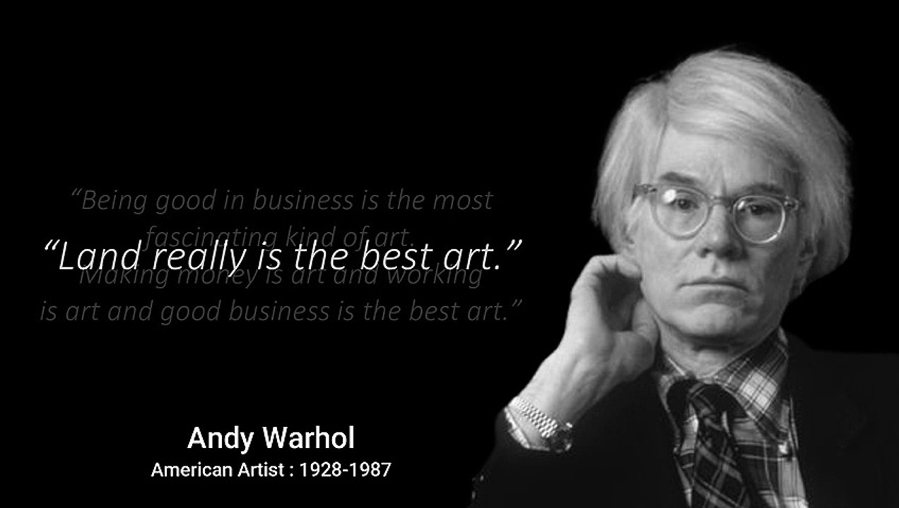 Andy Warhol As American Artist With Her Motivational Quotes | Motivational Quotes Hello World