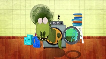 Learn english through cartoon   Pocoyo with english subtitles   Episode 6 Elly's bath