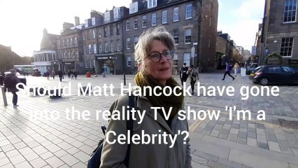 Should Matt Hancock have gone into the reality TV show I'm a Celebrity?