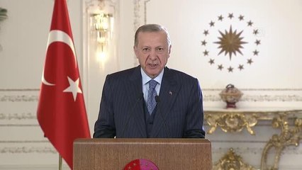 Cumhurbaşkanı Erdoğan: "(Karadeniz doğal gazı) Sakarya gaz sahasındaki ilk fazı oluşturan 10 kuyudan 9'unun sondajı bitti."