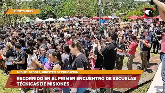 Recorrido en el primer encuentro de escuelas técnicas de Misiones