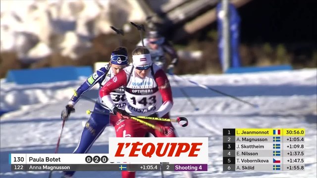 le résumé de l'individuel femmes - Biathlon - Présaison