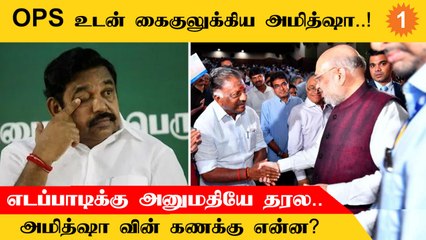 தமிழ்நாடு வந்த Amit Shah OPSஐ மட்டும் சந்தித்தன் பின்னணி என்ன?
