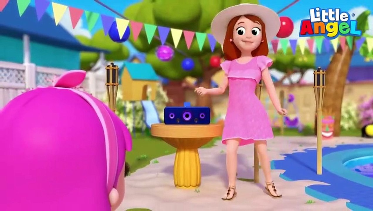 Senangnya Pergi Ke Salon Bersama Ibu! _ Lagu Anak Sayang Ibu _ Little Angel Bahasa Indonesia (1)
