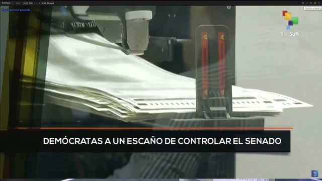 teleSUR Noticias 11:30 12-11: Demócratas a un escaño de controlar el senado en EE.UU.
