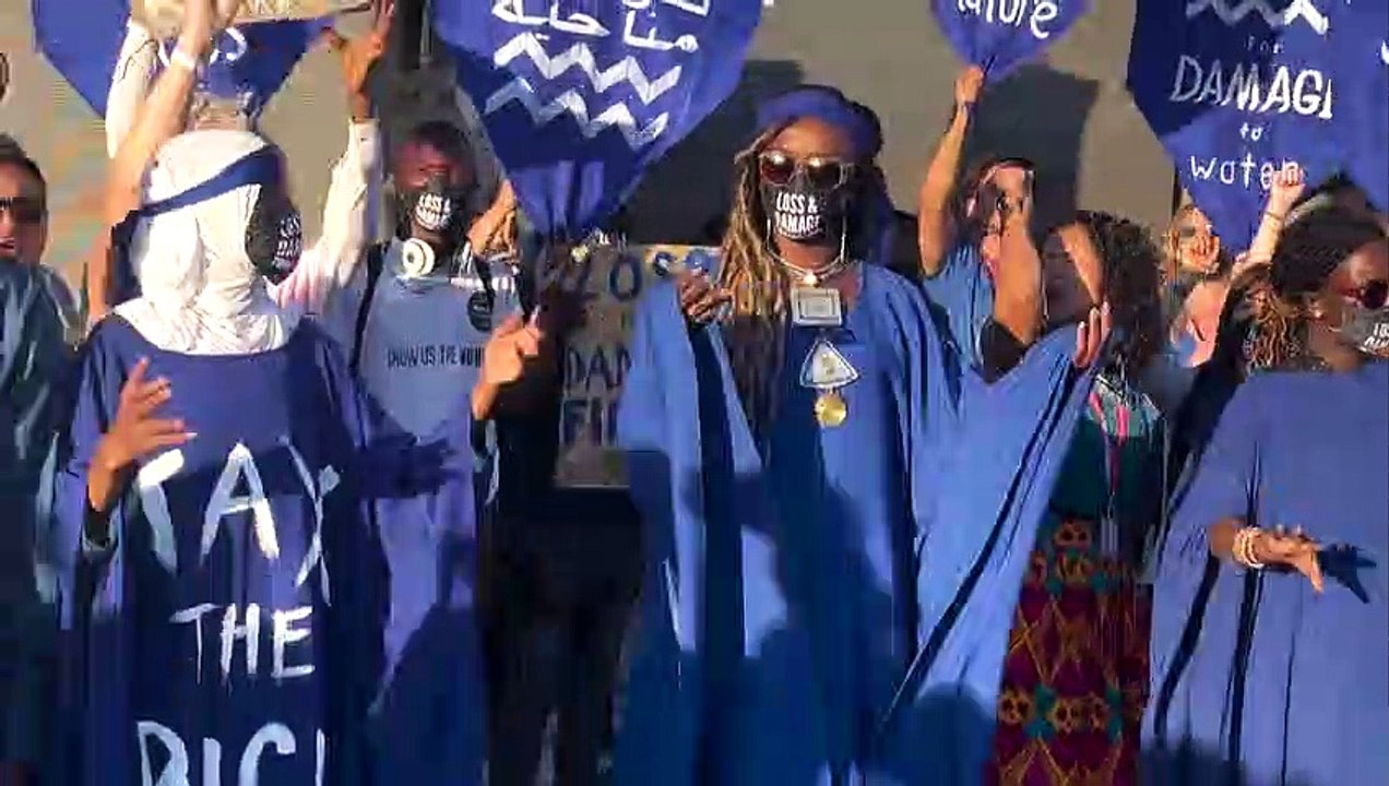 COP27: Demonstranten fordern Ausgleichszahlungen für Klimaschäden