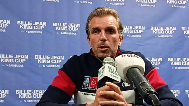 Billie Jean King Cup 2022 - Julien Benneteau : Satisfaction et soulagement de rester dans le Groupe Mondial !