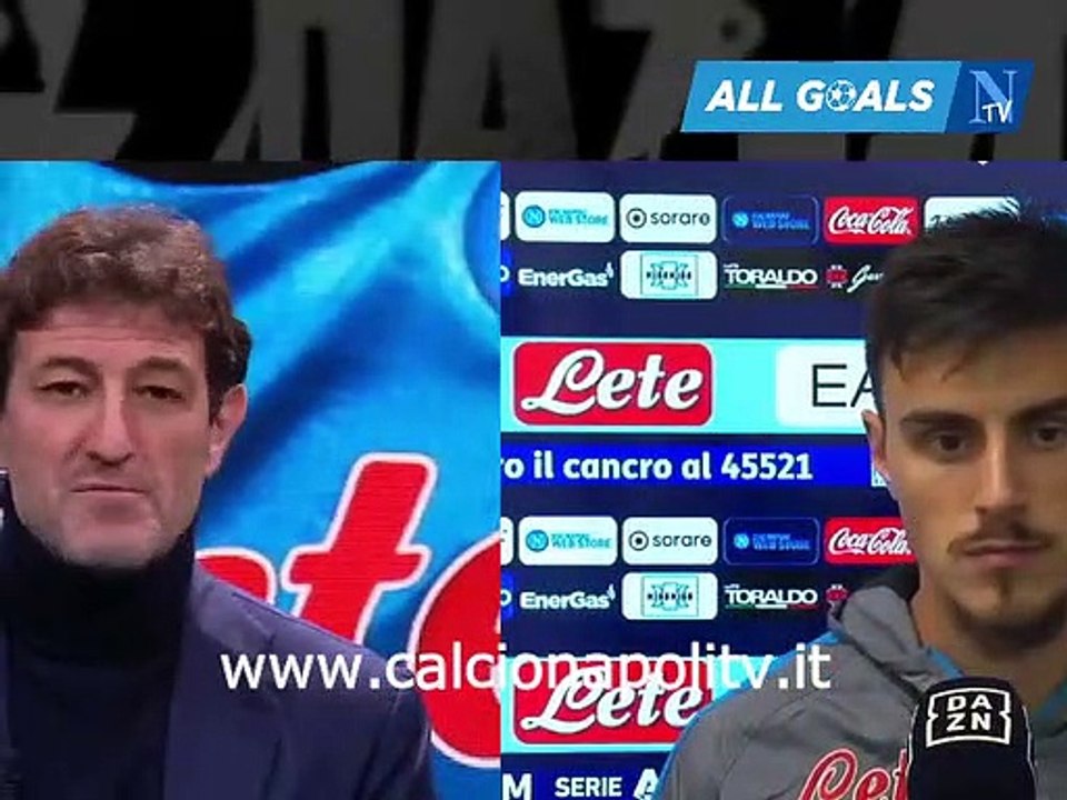 Napoli-Udinese 3-2 12/11/22 intervista post-partita Elijf Elmas