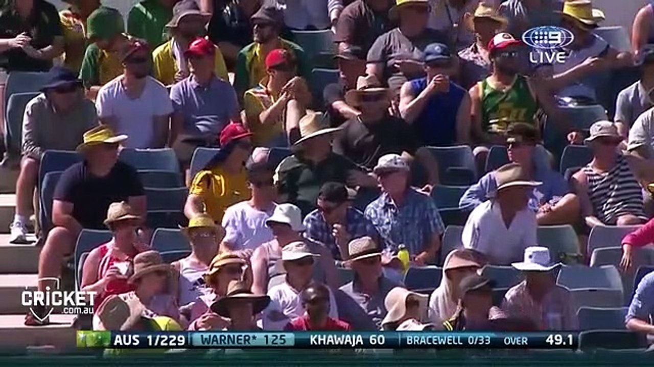 David Warner 253 VS New Zealand WACA 2015 2nd Test