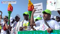 Proteste a margine della COP27 a Sharm el-Sheikh
