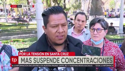 MAS suspende concentración en apoyo a Arce y Choquehuanca por conflicto por el Censo