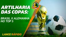 Artilharia das Copas : Brasil x Alemanha no top 5