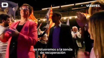 Acto de presentación en el Teatro Poliorama de Barcelona del partido político Valents, que preside Eva Parera