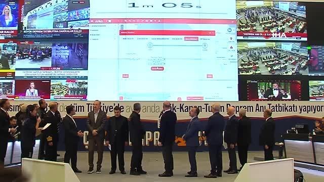 Türkiye genelinde Çök Kapan Tutun tatbikatı gerçekleştirildi