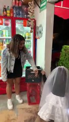 Nun Knocks Girl Off Her Feet