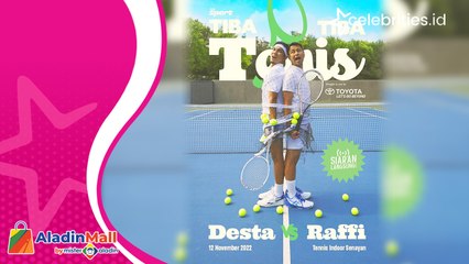 Tiba Tiba Tenis, Ajang Pertarungan Bergengsi Antara Raffi Ahmad Melawan Desta Mahendra
