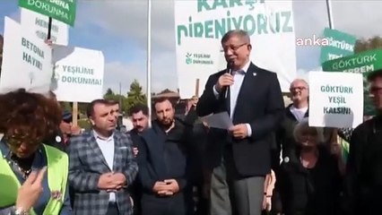 Davutoğlu'ndan Kemerköy direnişine destek