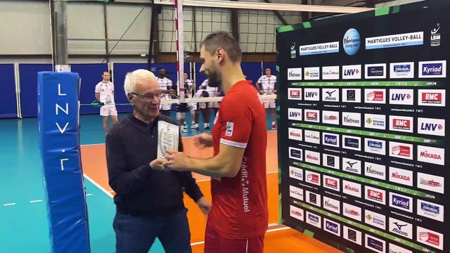 Images maritima: la balle de match de Martigues Volley face à Nancy