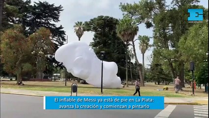 El Messi gigante va tomando forma en La Plata