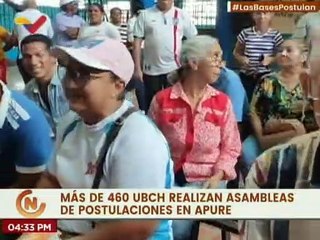 Postulaciones para la renovación de equipos parroquiales y municipales del PSUV inició en Apure