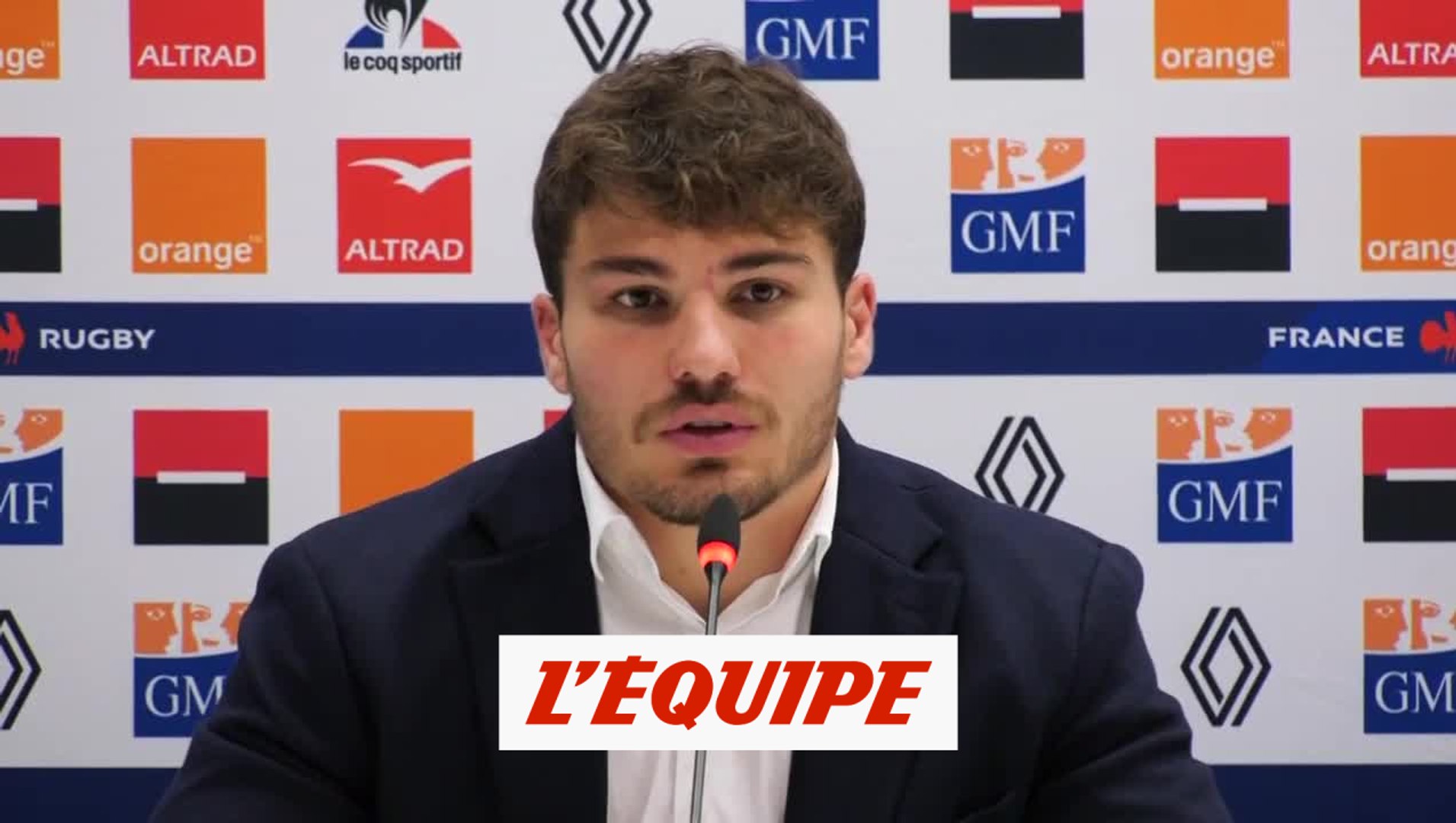 Dupont a ressenti « beaucoup de culpabilité » après son carton rouge -  Rugby - Tests - Bleus - Vidéo Dailymotion