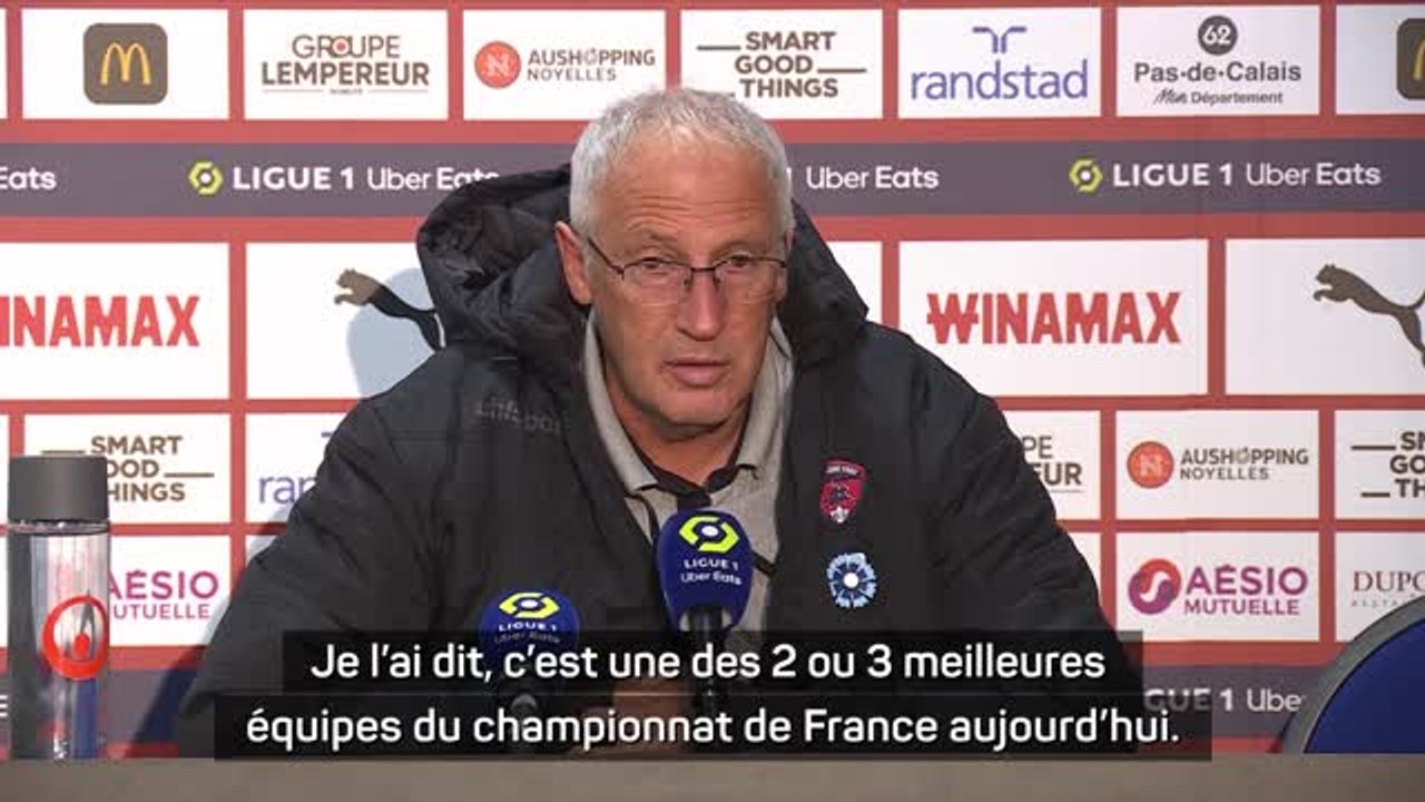15e j. - Gastien : "Il n'y pas Messi, Neymar ou Mbappé, mais collectivement, Lens, c'est très très bon"