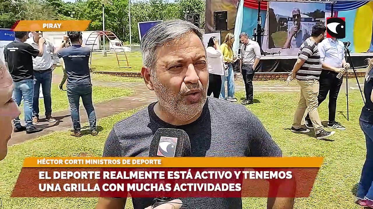 El deporte realmente está activo y tenemos una grilla con muchas actividades