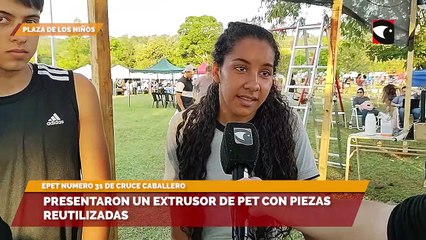 Presentaron un Extrusor de PET con piezas reutilizadas