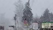 Snow sweeps over several states