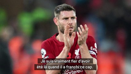 16e j. - Klopp rend hommage à "l'exceptionnel" Milner pour ses 600 matches en PL