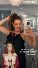 Dislexia: Thalía parece un trastorno que le impide comunicarse correctamente en inglés