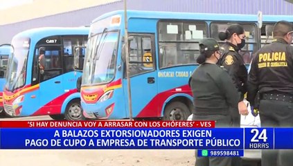 VES: extorsionadores balean empresa de transporte público