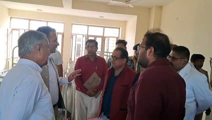 मेडिकल कॉलेज के लोकार्पण का बन रहा कार्यक्रम--प्रभारी सचिव ने किया राजकीय मेडिकल कॉलेज का निरीक्षण