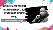 Dr. Martin Luther King Jr.'s Most Inspiring Motivational Quotes