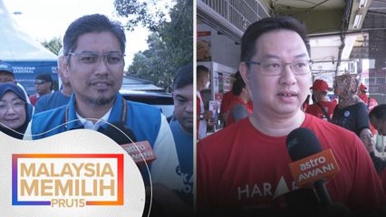 PRU15 | Pertembungan sihat dua rakan guaman di Tebrau