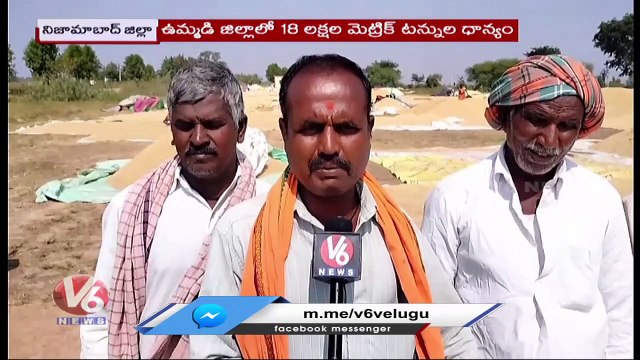 Huge Demand For Paddy In Other States _ Nizamabad Paddy Procurement _ V6 News