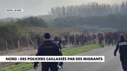 Les forces de l'ordre caillassées par des migrants dans le Nord