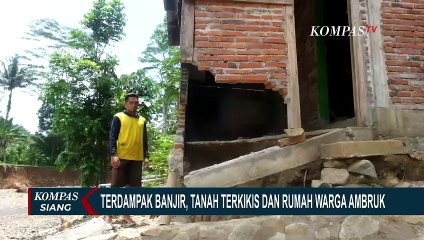 Salah Satu Rumah Warga di Trenggalek Rusak Parah, Imbas Terjangan Banjir Bandang!