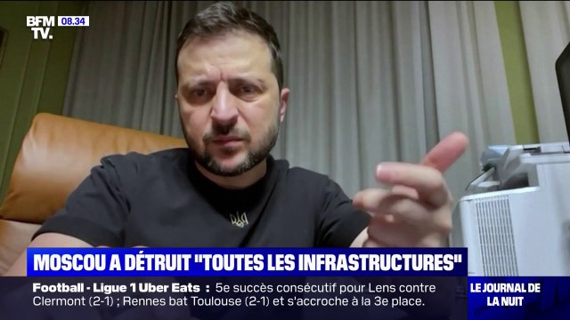 Volodymyr Zelensky: Avant de fuir Kherson, les occupants ont détruit toutes les infrastructures essentielles