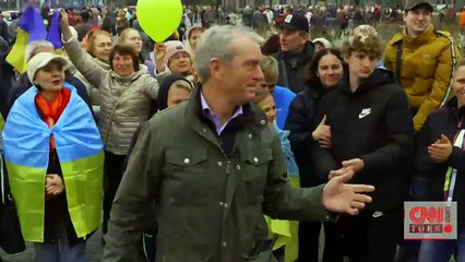 Ukraynalılar canlı yayında böyle kutlama yaptı