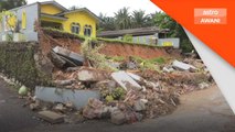 Tanah Runtuh | Tebing runtuh kawasan rumah, keluarga bimbang keselamatan