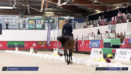 Grand National FFE - AC Print - Dressage | Saint-Lô (FRA) | Mathieu BERVILLE | JERRY BOY