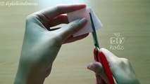 tutorial membuat bunga kertas bunny tail