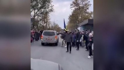 Herson'un geri alınması sonrası kutlamalar