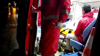 Moto desliza no asfalto molhado e condutor é atendido pelo Siate na Piquiri