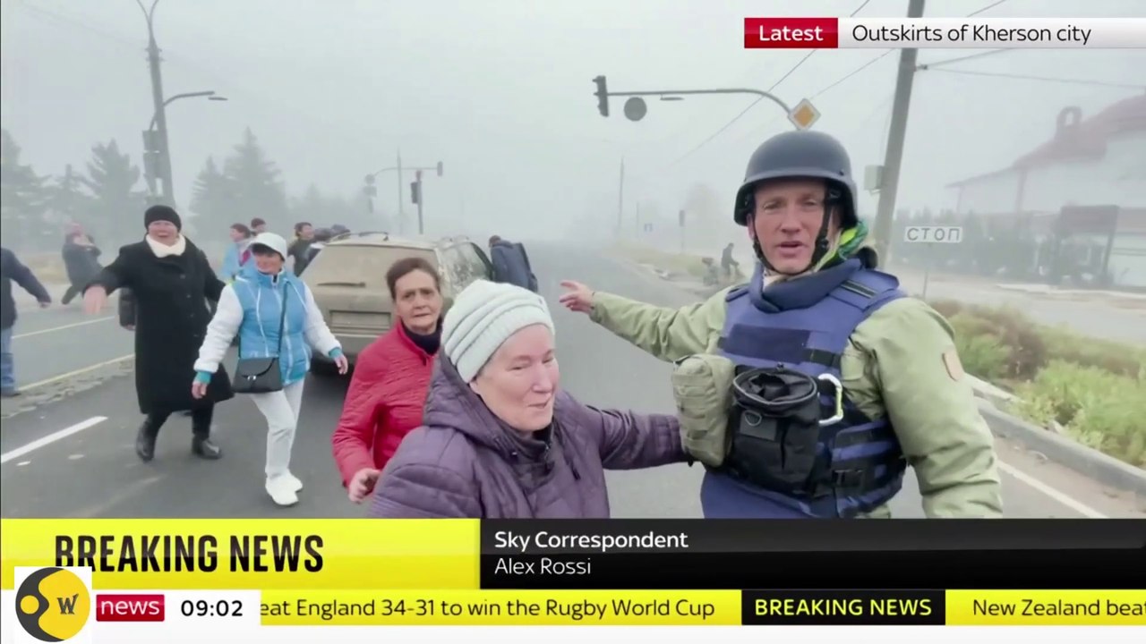 Scenes of jubilation on outskirts of Kherson || WORLD TIMES NEWS