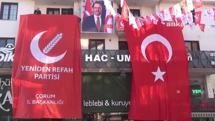 Fatih Erbakan Çorum'da: "Görünen Manzara Artık Metalin Yorgunluktan Öte Paslandığını Ortaya Koyuyor"