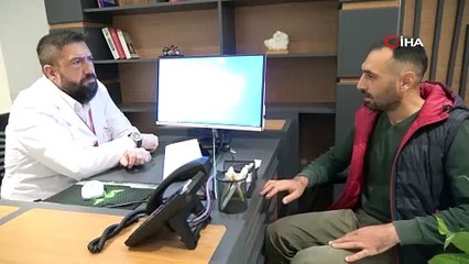 Çocukluğundan itibaren çektiği ağrılardan 1 saatte kurtuldu